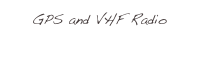GPS and VHF Radio